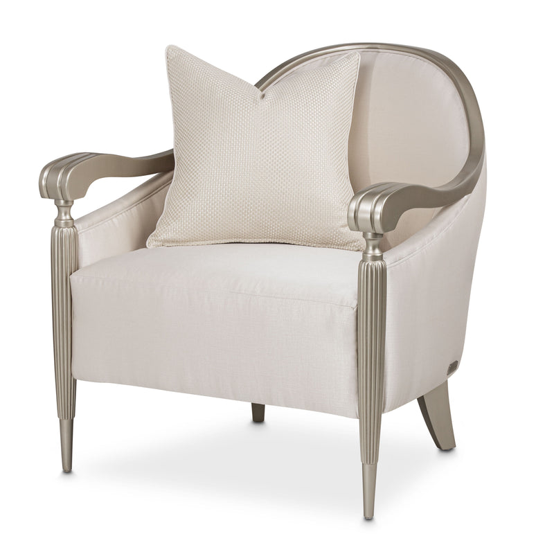 London Place - Accent Chair - Porcelain/Platinum