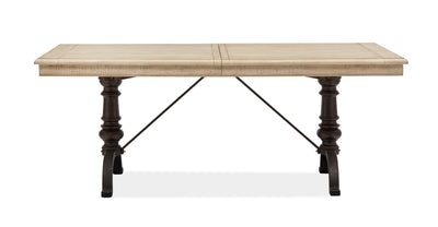 Harlow - Rectangular Dining Table - Weathered Bisque.