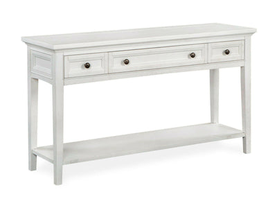 Heron Cove - Rectangular Sofa Table - Chalk White.