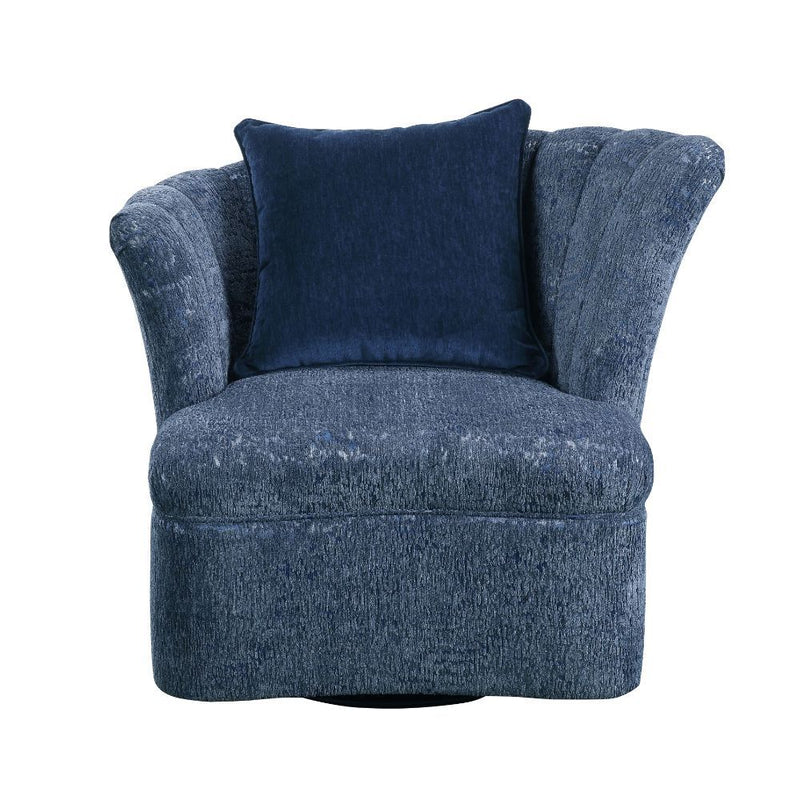 Kaffir - Chair - Blue Fabric - Grand Furniture GA