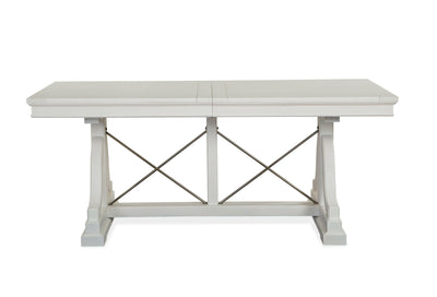 Heron Cove - Trestle Dining Table - Chalk White.