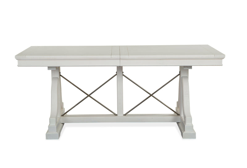 Heron Cove - Trestle Dining Table - Chalk White.