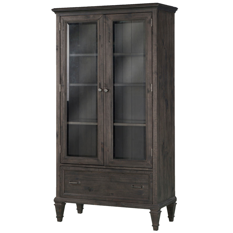 Sutton Place - Door Bookcase - Weathered Charcoal.