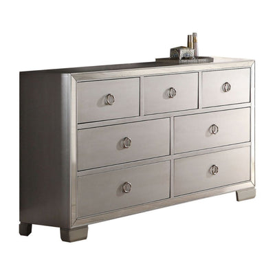 Voeville II - Dresser - Platinum - Grand Furniture GA