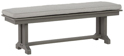 Visola - Gray - Bench With Cushion.
